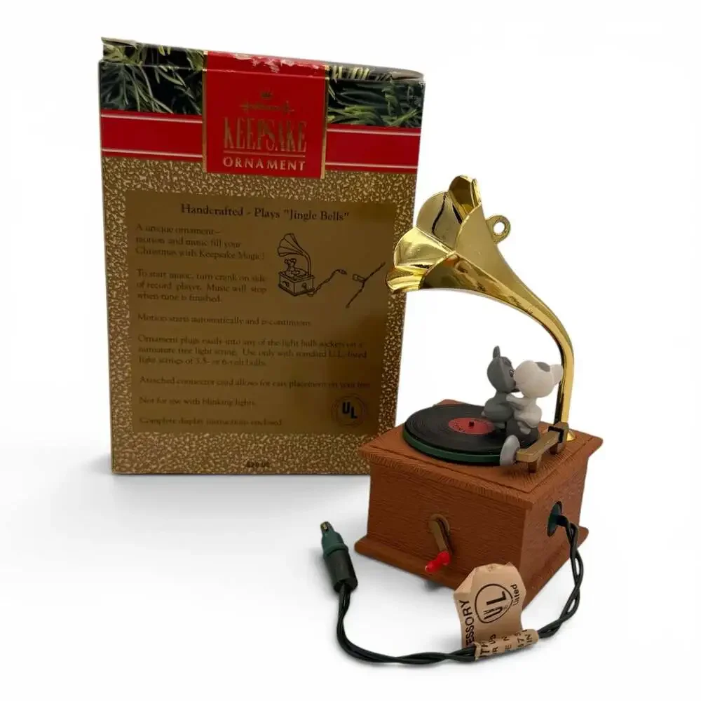 Vintage 1990s Hallmark Keepsake Magic Song & Dance Motion Christmas Ornament